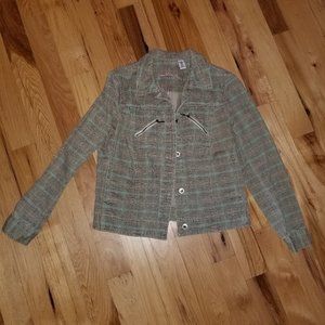Plaid Soft Denim Jacket